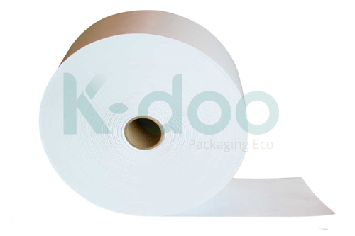 papel engomado blanco k-doo pacakaing ecológico sostenible