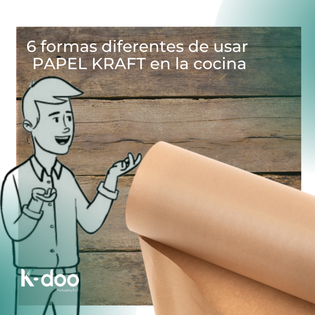 6 FORMAS diferentes de utilizar papel kraft en la cocina k-doo packacing eco..